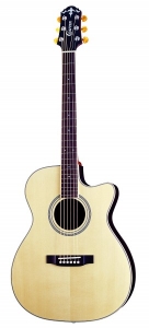 Электроакустическая гитара CRAFTER TV 300CEQ / NV + Кейс